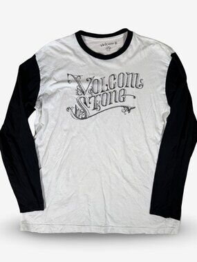 Y2K Made in USA Volcom  Stone Logo Longsleeve T-Shirt